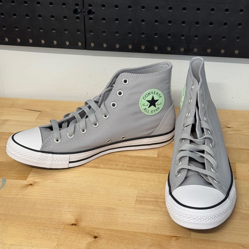 Converse Chuck Taylor All Star High Top Grey Sour Glow A10497F Mens 10 Womens 12